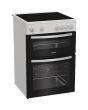 Indesit ITE6VMW Freestanding 60cm Electric Cooker with Ceramic Hob