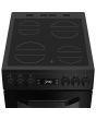 Hotpoint HDE5VDCB 50cm Electric Cooker with Ceramic Hob - Black
