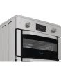 Hotpoint HDE6IDC2X Freestanding 60cm Induction Double Cooker - Inox