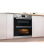 Indesit Aria IDU 6340 IX Electric Built-Under Oven - Stainless Steel and Black