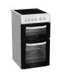 Hotpoint HTE5VCW 50cm Electric Cooker with Ceramic Hob - White