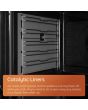 Hotpoint HDE5VDCB 50cm Electric Cooker with Ceramic Hob - Black