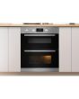 Indesit Aria IDU 6340 IX Electric Built-Under Oven - Stainless Steel and Black