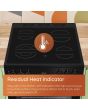 Hotpoint HTE5VCB Freestanding 50cm Electric Cooker with Ceramic Hob - Black