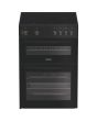 Indesit IDE6VMB 60cm Electric Cooker with Ceramic Hob - Black