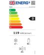 Bosch KUL22VFD0G, Built-under fridge with freezer section