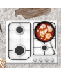 Statesman GH160WH 60cm 4-Zone Gas Hob - White