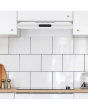 Statesman VH160WH 60cm Visor Cooker Hood - White