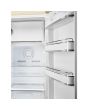 Smeg FAB28RCR5UK 60cm 50s Style Right Hand Hinge Fridge with Icebox, Cream