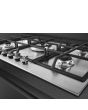Smeg PX375 73cm Classic Gas Hob, Stainless Steel