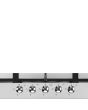 Smeg PX375 73cm Classic Gas Hob, Stainless Steel
