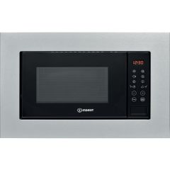 Indesit MWI120GX Built-In Microwave - Stainless Steel