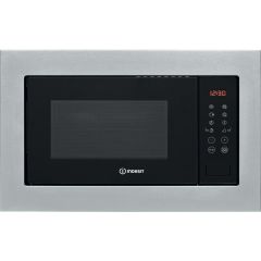 Indesit MWI125GX Built-In Microwave - Stainless Steel