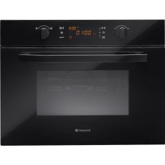 Hotpoint built in microwave oven: black