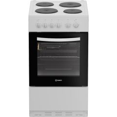 Indesit I5E3KMW Freestanding 50cm Electric Single Cooker - White
