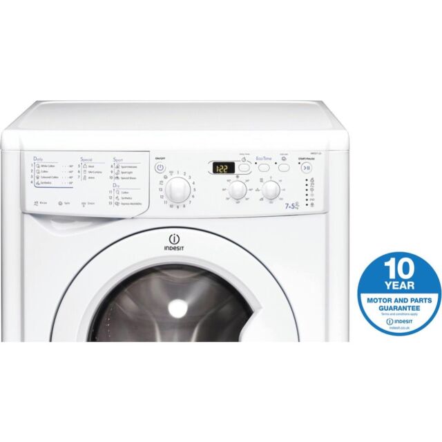 Indesit Freestanding washer dryer: 7kg