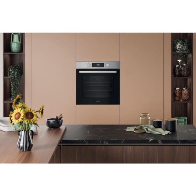 Hotpoint HO255HXUK Built-In Single Oven - Inox