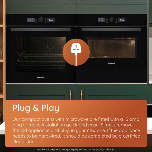 Hotpoint HMW47DHMBUK Built-In Microwave - Black