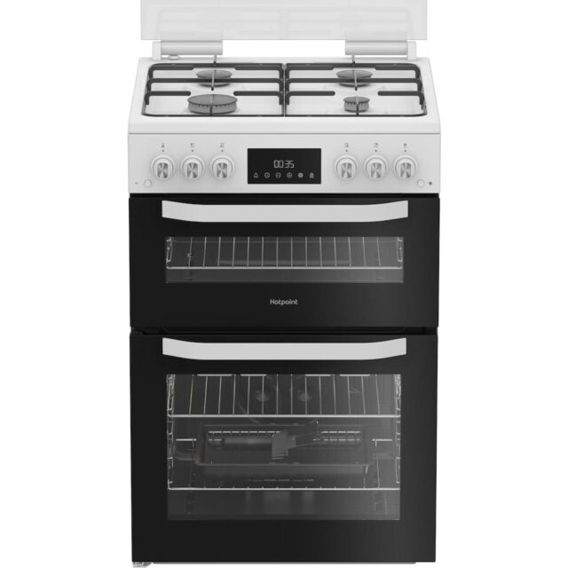 Hotpoint HTG6GDCW 60cm Gas Cooker - White
