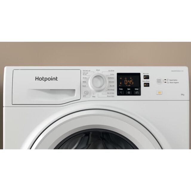 Hotpoint NSWF 846 W UK Anti-Stain 8kg 1400rpm Washing Machine - White