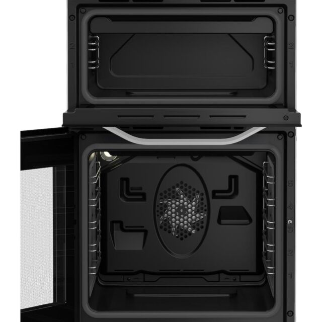 Hotpoint HTE5VCW 50cm Electric Cooker with Ceramic Hob - White