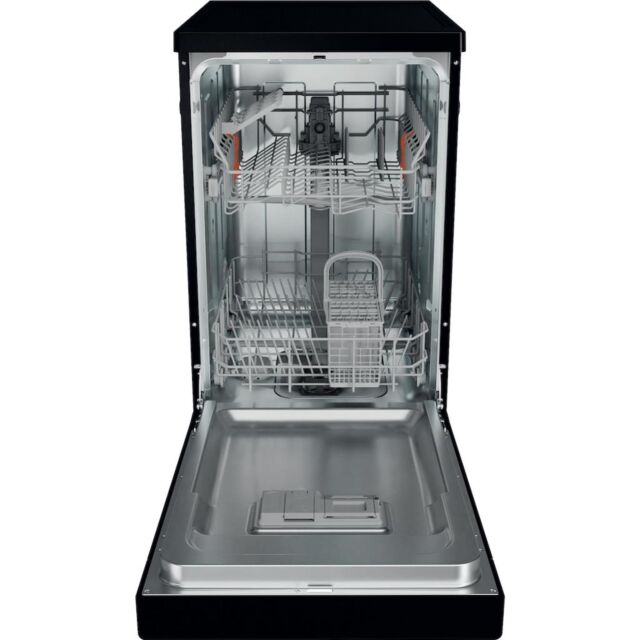 Hotpoint HP2FE10CS90BUK Freestanding 45cm Slimline Dishwasher with 10 Place Settings - Black