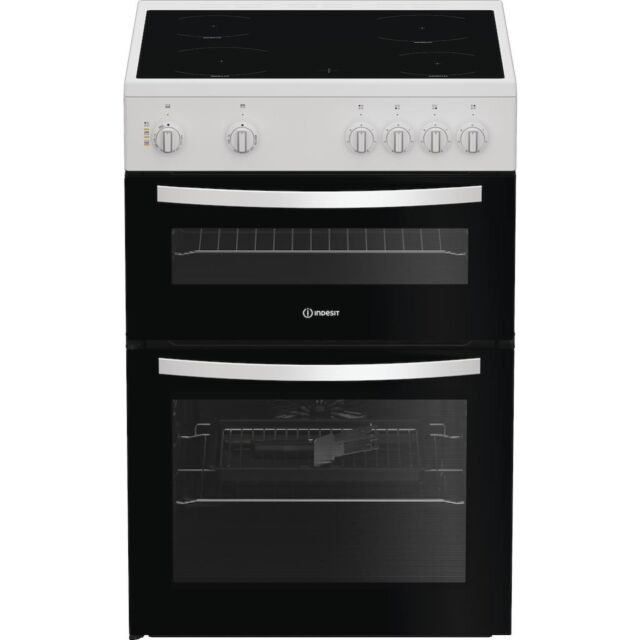 Indesit IDE6VMW Freestanding 60cm Electric Cooker - White
