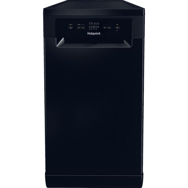 Hotpoint HP2FE10CS90BUK Freestanding 45cm Slimline Dishwasher with 10 Place Settings - Black
