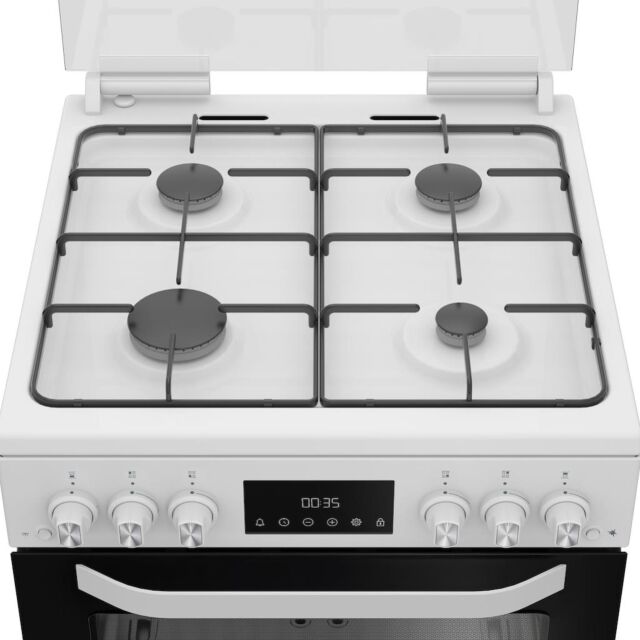 Hotpoint HTG6GDCW 60cm Gas Cooker - White