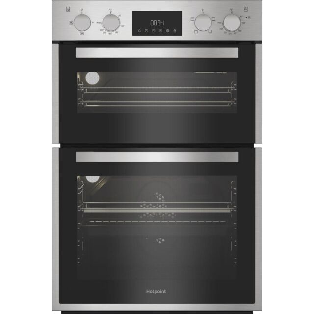 Hotpoint DIH10DIX Built-In Double Oven - Inox