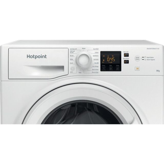 Hotpoint NSWF 846 W UK Anti-Stain 8kg 1400rpm Washing Machine - White