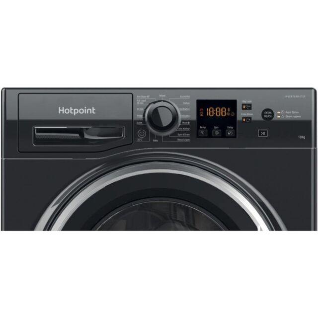 Hotpoint freestanding front loading washing machine: 10kg