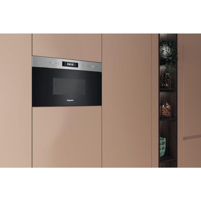Hotpoint HPMK12CXUK Built-In Microwave - Stainless Steel