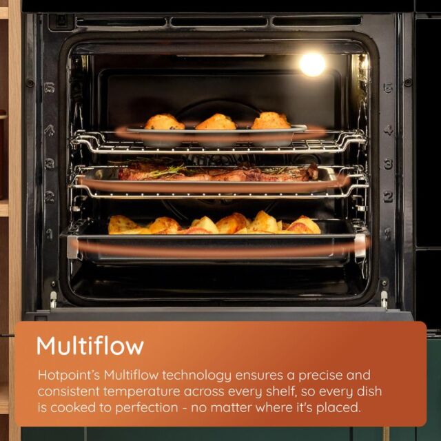 Hotpoint HO455HBUK Built-In Single Oven - Black