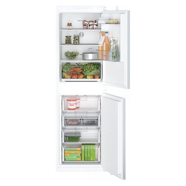 Bosch KIN85NSE0G, Built-in fridge-freezer with freezer at bottom