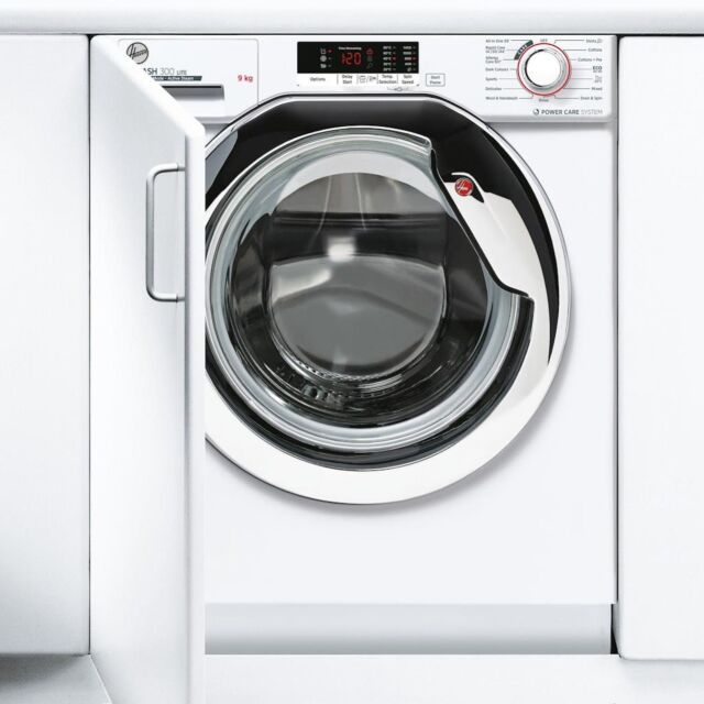 Hoover HBWS 49D2ACE H-Wash 300 Lite 9kg 1400rpm C Rated Integrated Washing Machine - White
