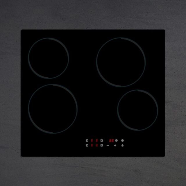Montpellier MCH59 59cm 4 Zone Ceramic Hob With Touch Controls