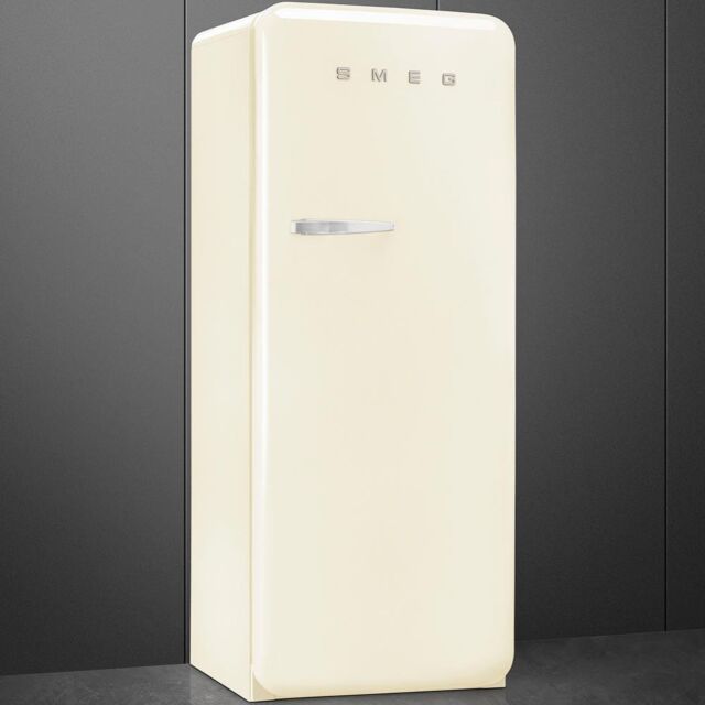 Smeg FAB28RCR5UK 60cm 50s Style Right Hand Hinge Fridge with Icebox, Cream