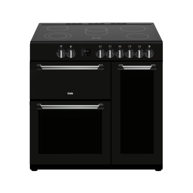 Creda C90RCCCBL 90cm 3 Cavity Ceramic Range Cooker